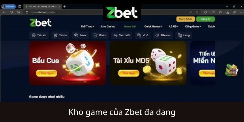 Đánh giá chi tiết các sản phẩm tại Zbet