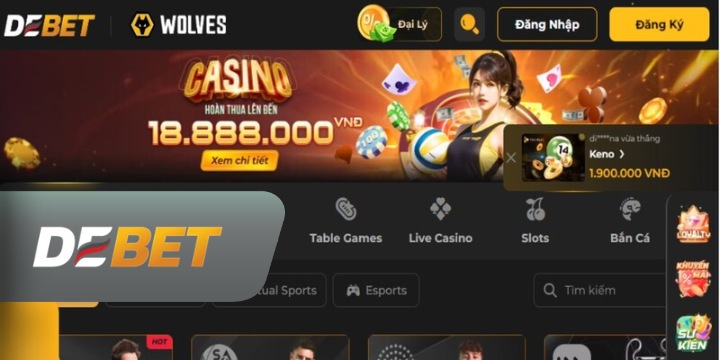 Debet – Review chi tiết trải nghiệm thực tế từ giao diện đến kho game