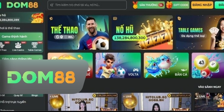 Dom88 - Đánh giá chi tiết nền tảng game bài trực tuyến uy tín 2026