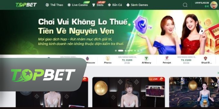 Topbet – Top đầu nhà cái tiền mặt uy tín nhất năm 2026
