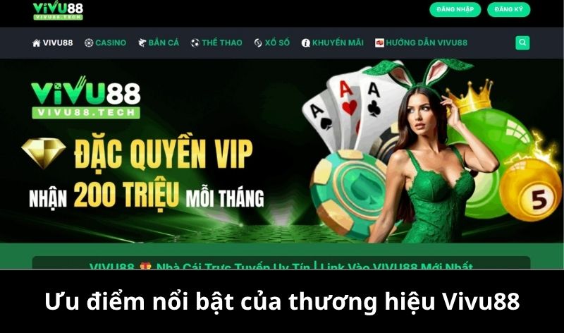 Ưu điểm nổi bật của cổng game Vivu88