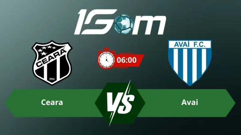 Soi kèo Ceara vs Avai 06h00 ngày 11/06/2026 – Serie B Brazil