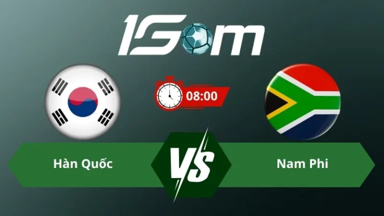 Soi kèo Hàn Quốc vs Nam Phi 08h00 ngày 25/06/2026 – World Cup 2026