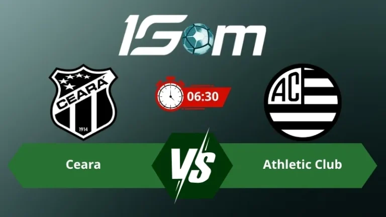 Soi kèo Ceara vs Athletic Club 06h30 ngày 14/07/2026 – Serie B Brazil