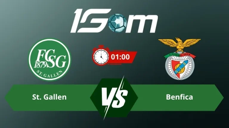 Soi kèo St. Gallen vs Benfica 01h00 ngày 24/07/2026 – Vòng Loại Europa League
